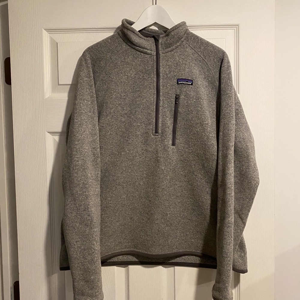 Men’s Large Patagonia Better Sweater Qt Zip